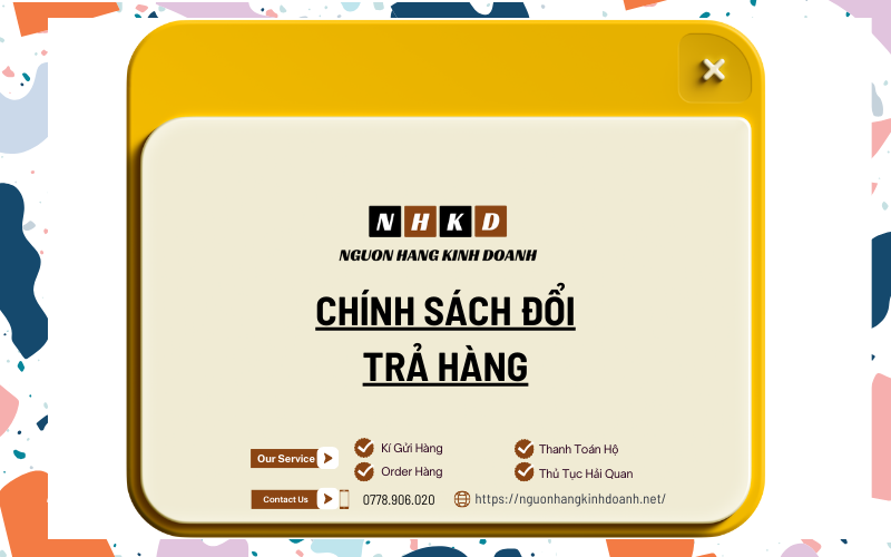 Chính Sách đổi/trả Hàng