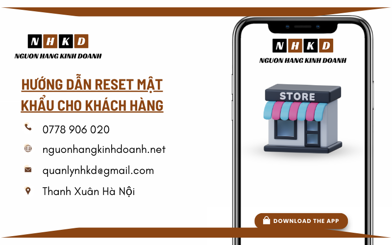 Hướng Dẫn Reset Mật Khẩu đăng Nhập